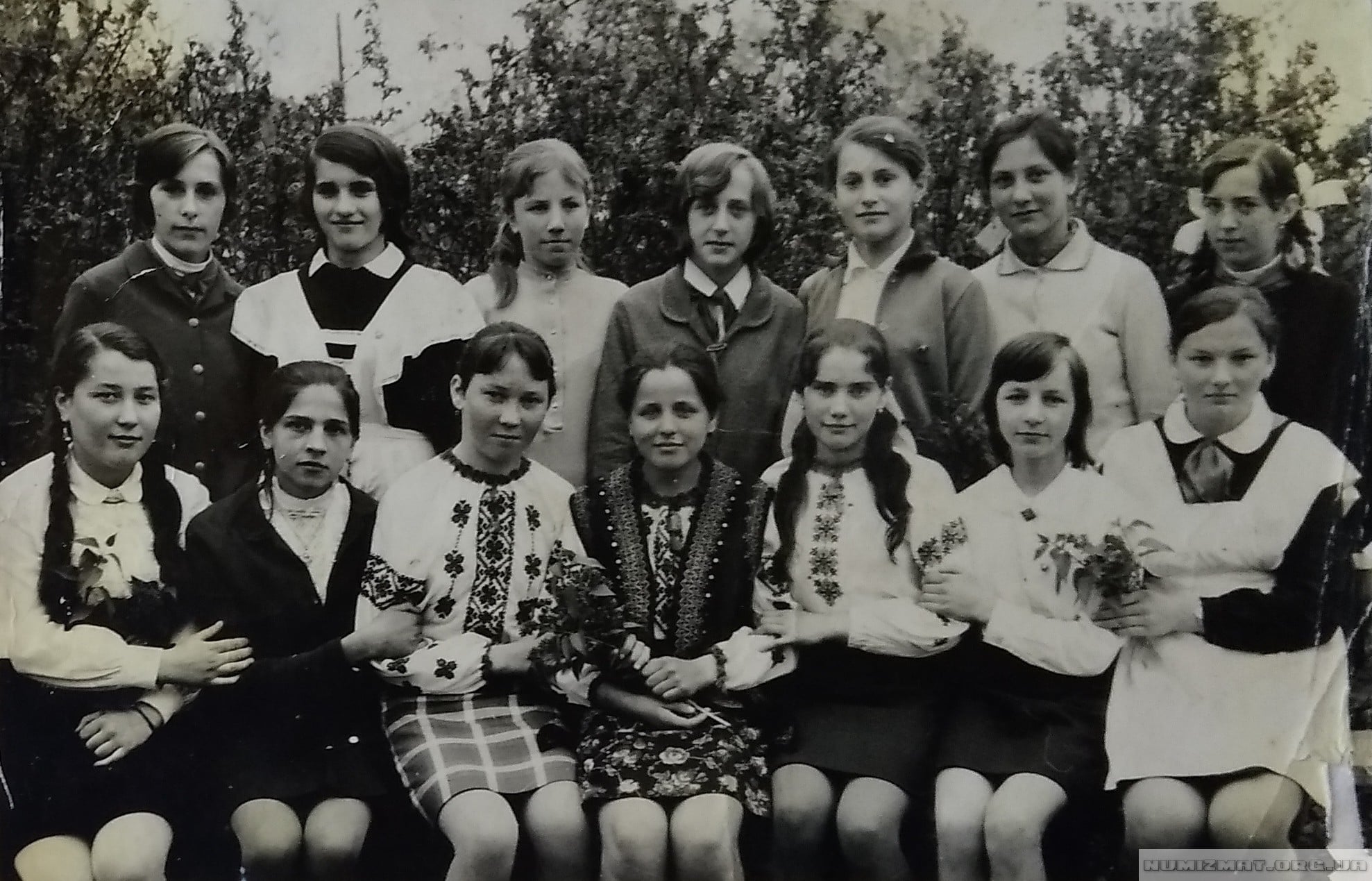 8 клас угорницької школи. 1975 рік.