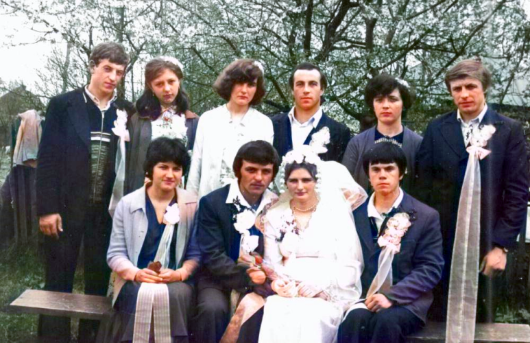 Весілля Дмитрука Дмитра і Дмитрук Марії. 8 травня 1982.