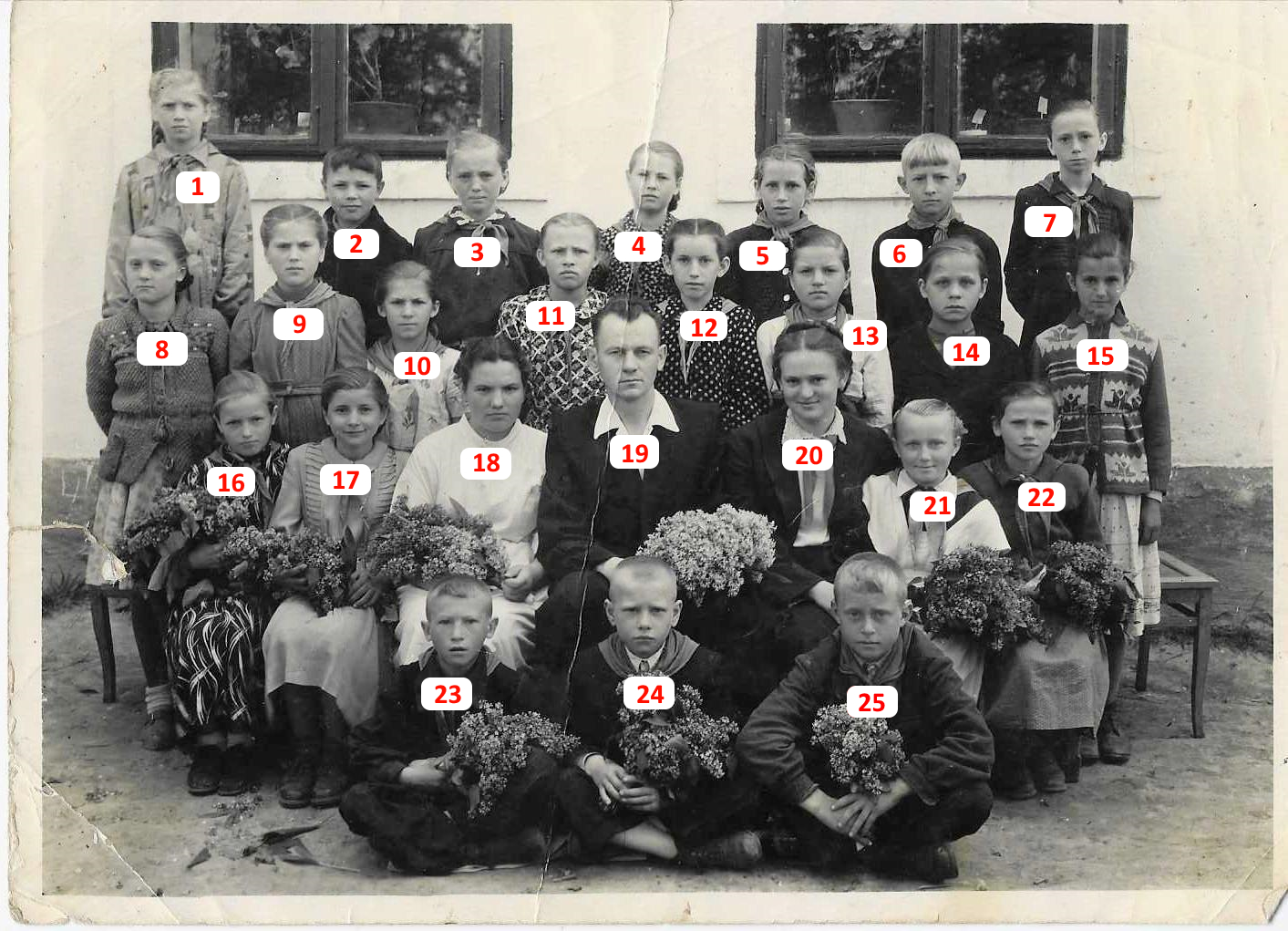 4 клас Угорники 1958