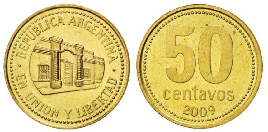 50 сентаво - Аргентина - Нове аргентинське песо