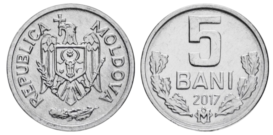 5 бані - Молдова - Молдова