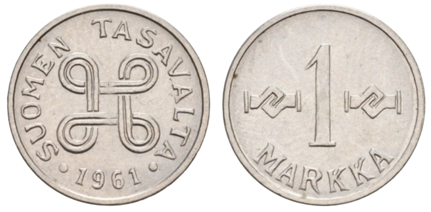 Numizmat - 1 марка - Фінляндія - Фінляндія