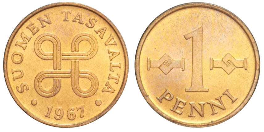 Numizmat - 1 пенні - Фінляндія - Фінляндія