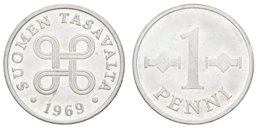 Numizmat - 1 пенні - Фінляндія - Фінляндія