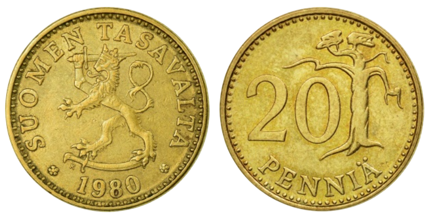 Numizmat - 20 пенні - Фінляндія - Фінляндія