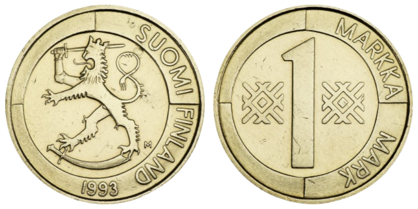 Numizmat - 1 марка - Фінляндія - Фінляндія