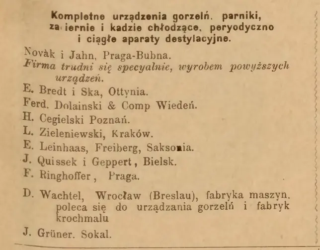 Вирізка з газети "GORZELNIK. Lwów, 30. Kwietnia 1896."