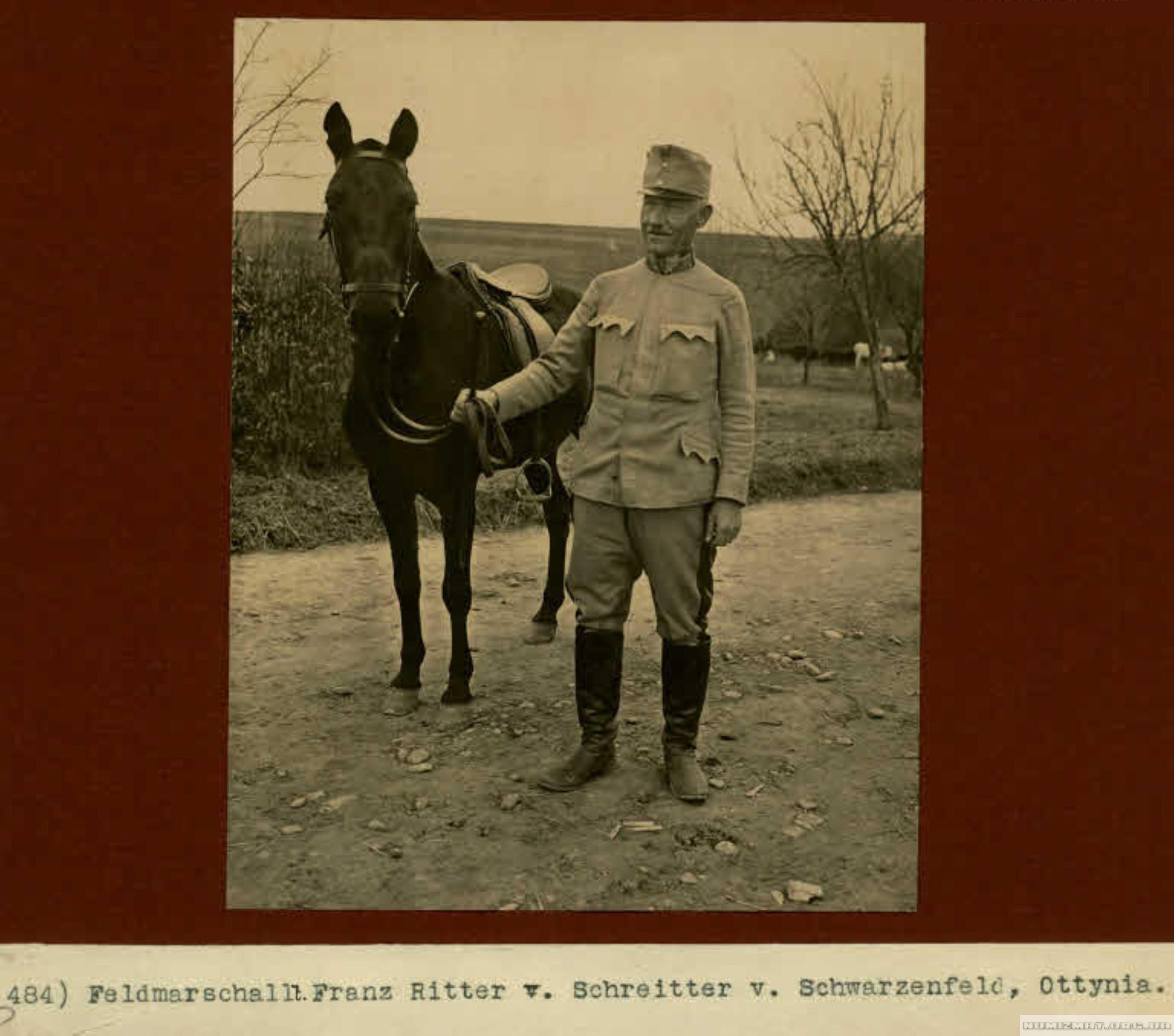 Feldmarschallleutnant Franz Ritter von Schreitter von Schwarzenfeld, Ottynia