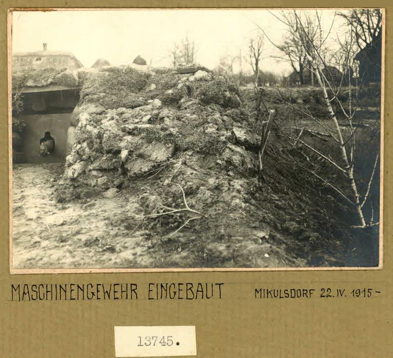 Maschinengewehr eingebaut Mikulsdorf