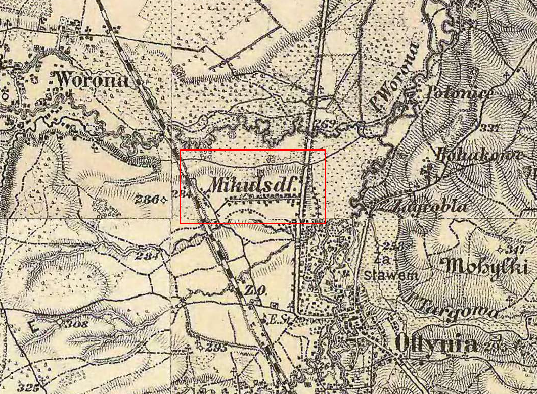 Мікульcдорф Mikulsdorf 1869-1887