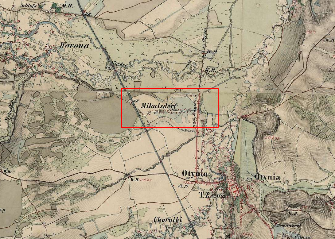 Mikulsdorf Мікульсдорф 1861