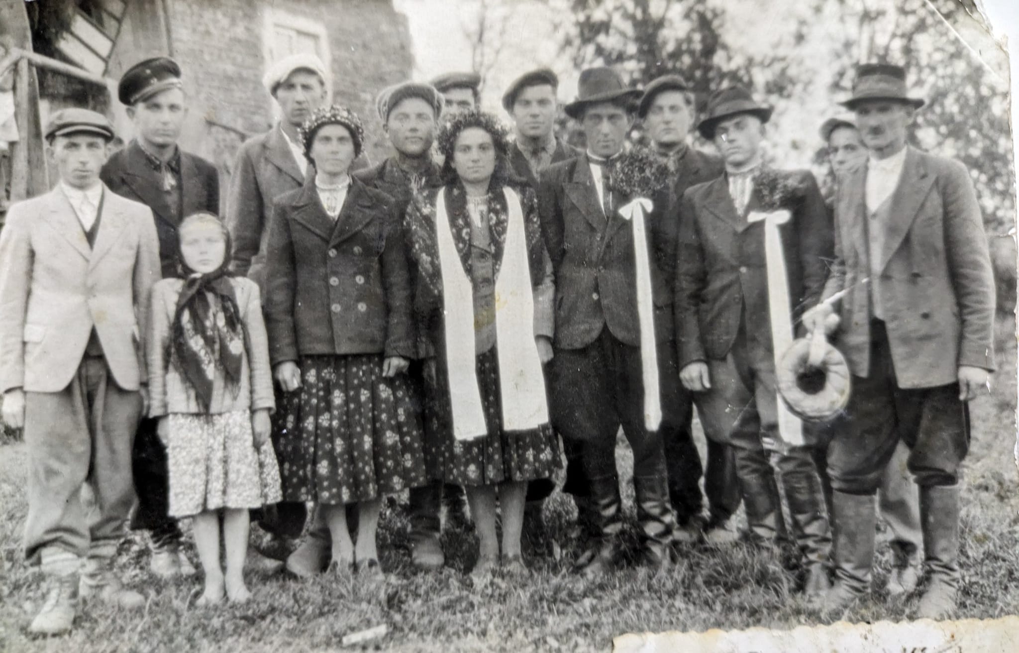 Весілля мого діда Дмитра Козачка і баби Чорноокої Ольги 1947 рік.